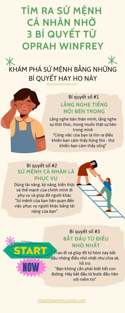 Mình đã tìm ra SỨ MỆNH cá nhân nhờ 3 bí quyết từ Oprah Winfrey su-menh-ca-nhan