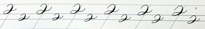 Chữ Caligraphy nét cơ bản || Hành trình luyện chữ ngày 1 eeg4