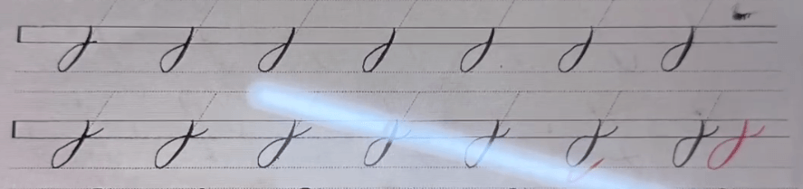 Chữ Caligraphy nét cơ bản || Hành trình luyện chữ ngày 1 image 8