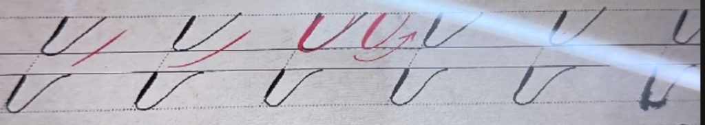 Chữ Caligraphy nét cơ bản || Hành trình luyện chữ ngày 1 kjklk