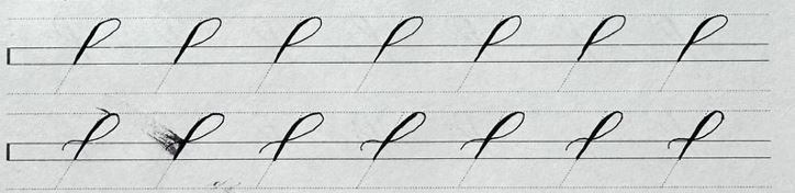 Chữ Caligraphy nét cơ bản || Hành trình luyện chữ ngày 1 klllf