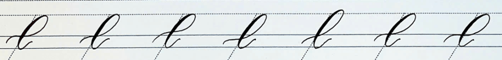 chữ modern calligraphy in thường nhóm 3